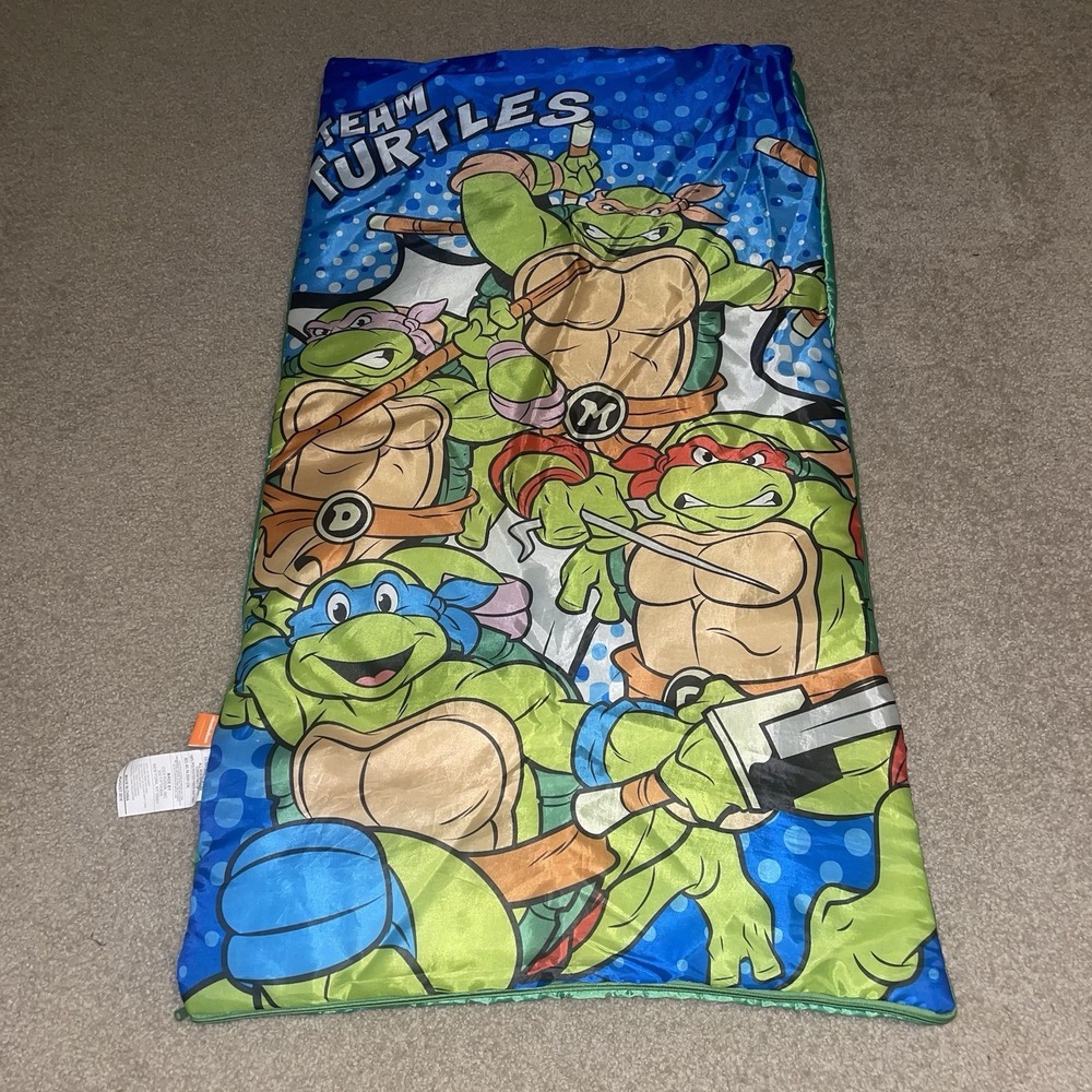 Nickelodeon TMNT Teenage Mutant Ninja Turtles Slumber Bag Sleeping Bag 30x54